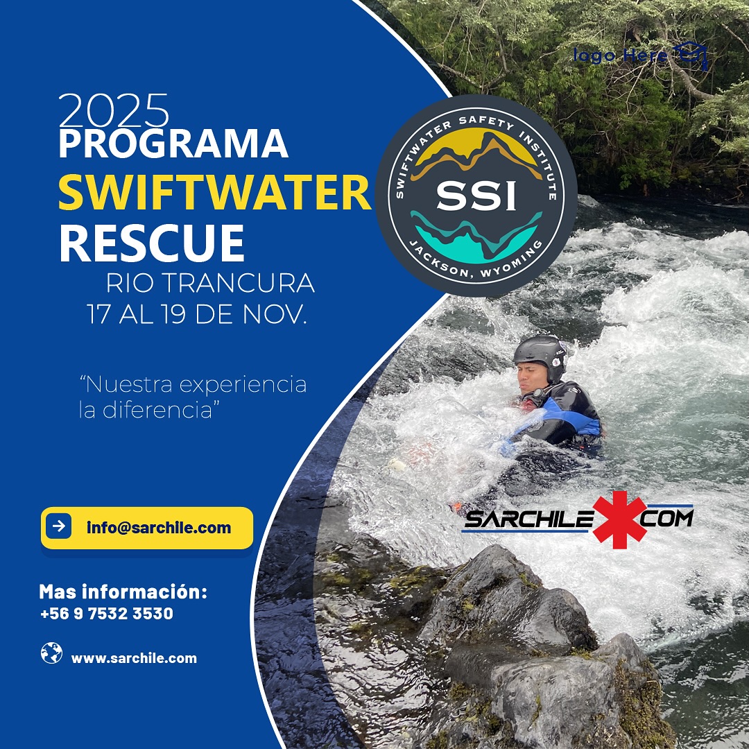 Swiftwater Rescue Technician- Rescate en agua - Rio Trancura del 17-19 de noviembre- Puedes recertificar tu programa anterior!